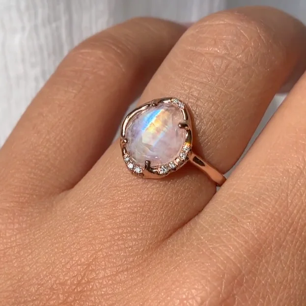 Jewelry Sale Bonanza – Grab Your Sparkle Now Aphenos Moonstone Ring