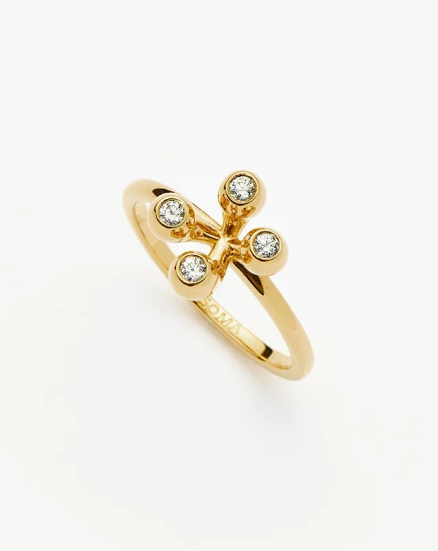 Fashion-Forward Jewelry At Incredible Prices Atom Ring | 18ct Gold Vermeil