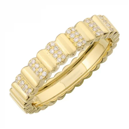 Jewelry Clearance Sale – Final Reductions BEAM GOLD INLAY DIAMOND RING