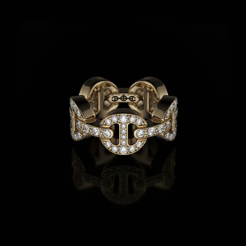 Flash Deals On Fine Jewelry – Shop Before It's Gone CLASSIC TRI-LINK ANTIQUATED (SIZES 5-8.5)