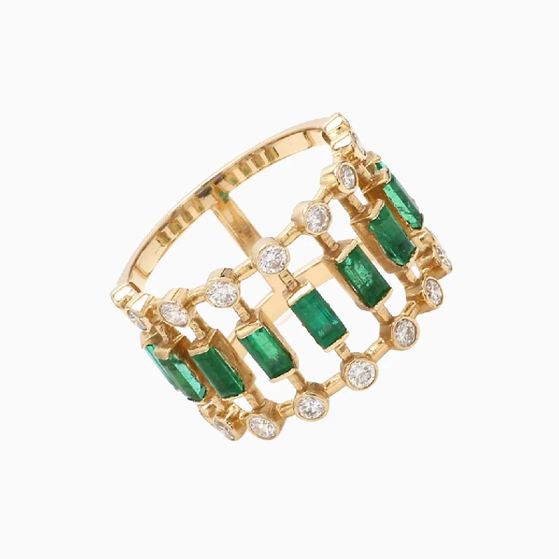 Shop Dazzling Jewelry With Special Promotional Discounts Dot Dash Emerald Ring