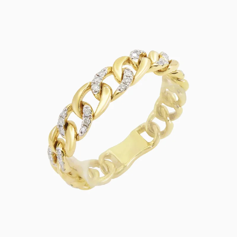 Bestselling Jewelry At Special Promotional Rates Flexible Diamond Chain Ring