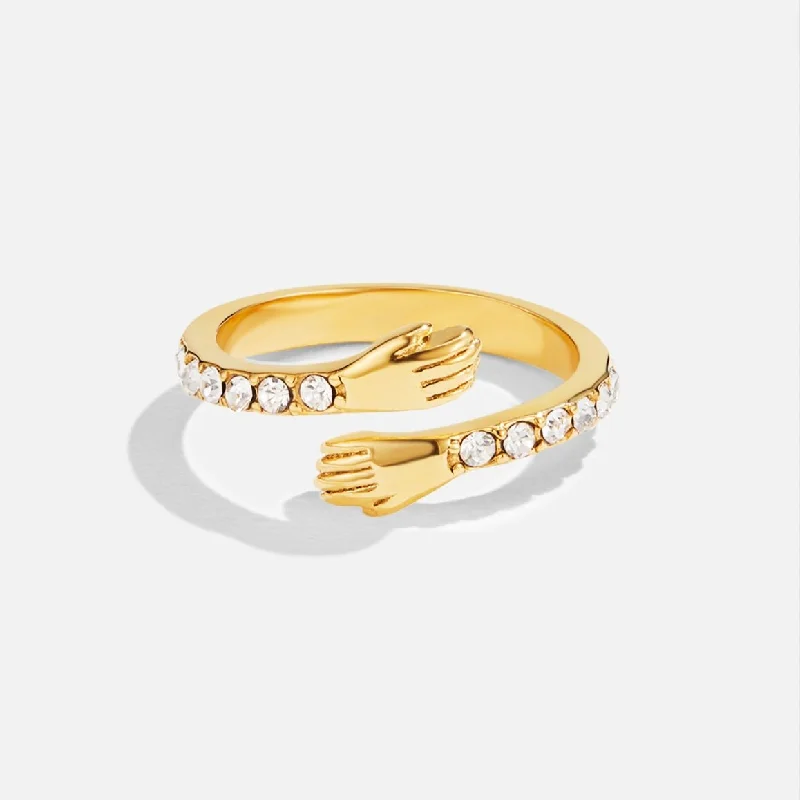 Exclusive Jewelry Sale – Grab Timeless Pieces Now 'Hug Me Forever' 18K Gold Ring