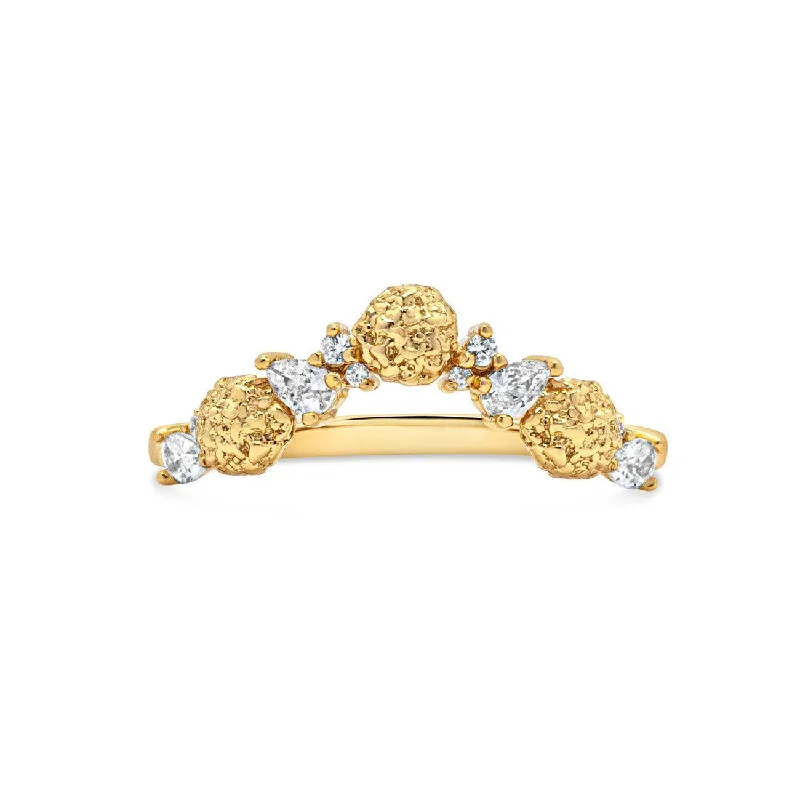 Breathtaking Jewelry At Limited-Time Savings Hydrangea Floral Contour Ring