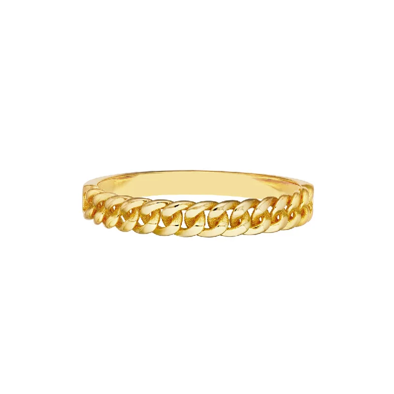 Make Every Moment Shine – Jewelry Discounts Available KELLY CURB CHAIN RING