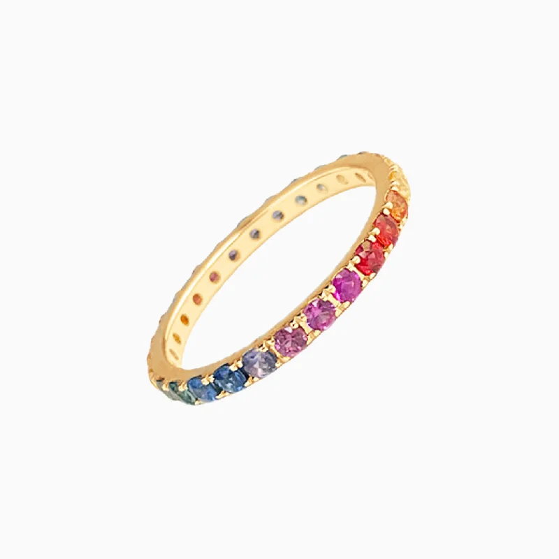 Huge Savings On Timeless Jewelry Collections Large Rainbow Sapphire Stacker