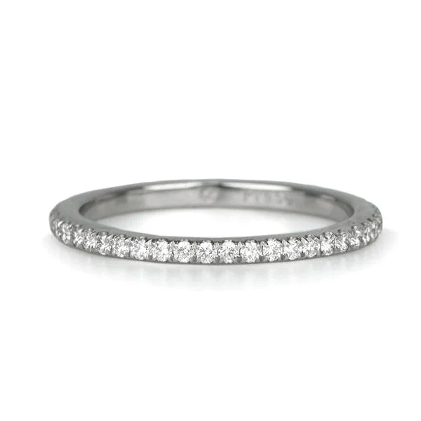 Your Dream Jewelry At Dream Prices Thin Platinum and Diamond Eternity Band