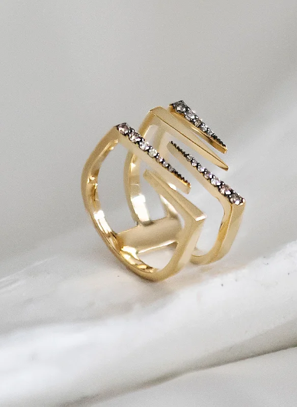Unmissable Jewelry Clearance – Final Reductions MILLY SPIKE LAYERED RING