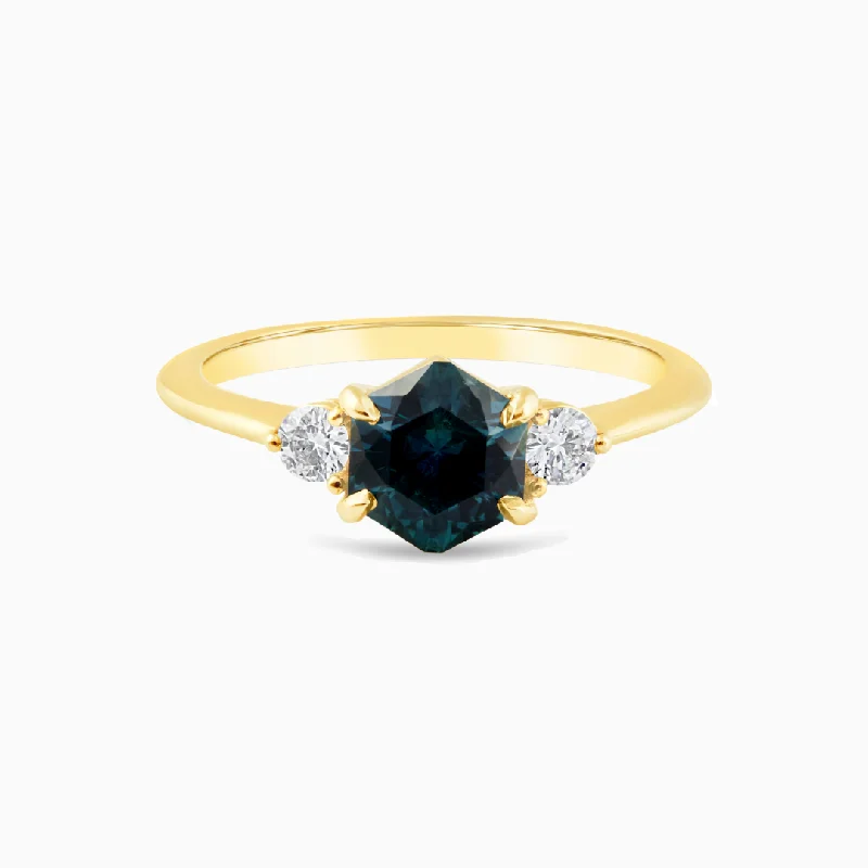 Upgrade Your Jewelry Collection For Less Montana Sapphire Hex Ring