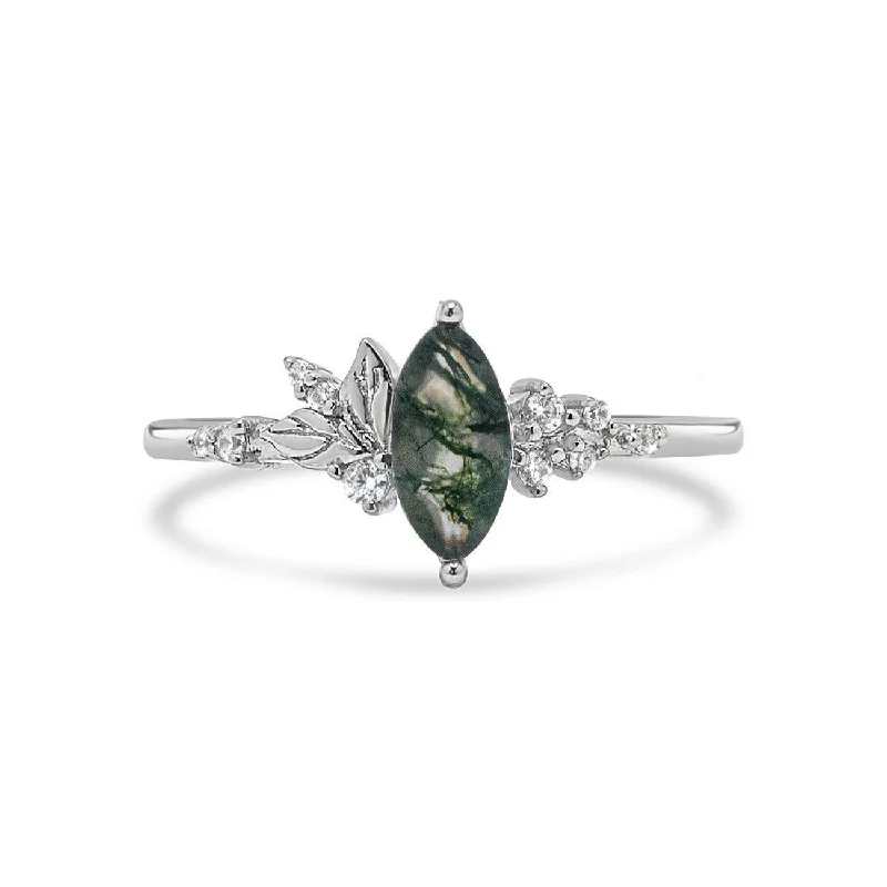 Unmissable Deals On Handmade Jewelry Collections Moss Agate Eden Ring