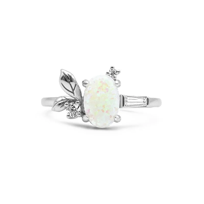 Exclusive Gemstone Jewelry At Special Prices Persephone Opal Leaf Ring