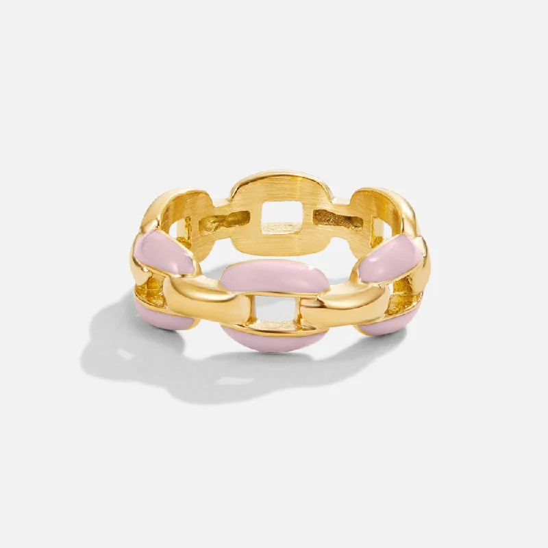 Once-A-Year Jewelry Sale – Grab Your Favorites Now Pink Reya Chain Ring