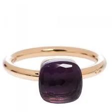 Pomellato Nudo Classic Amethyst Ring Size 8.25