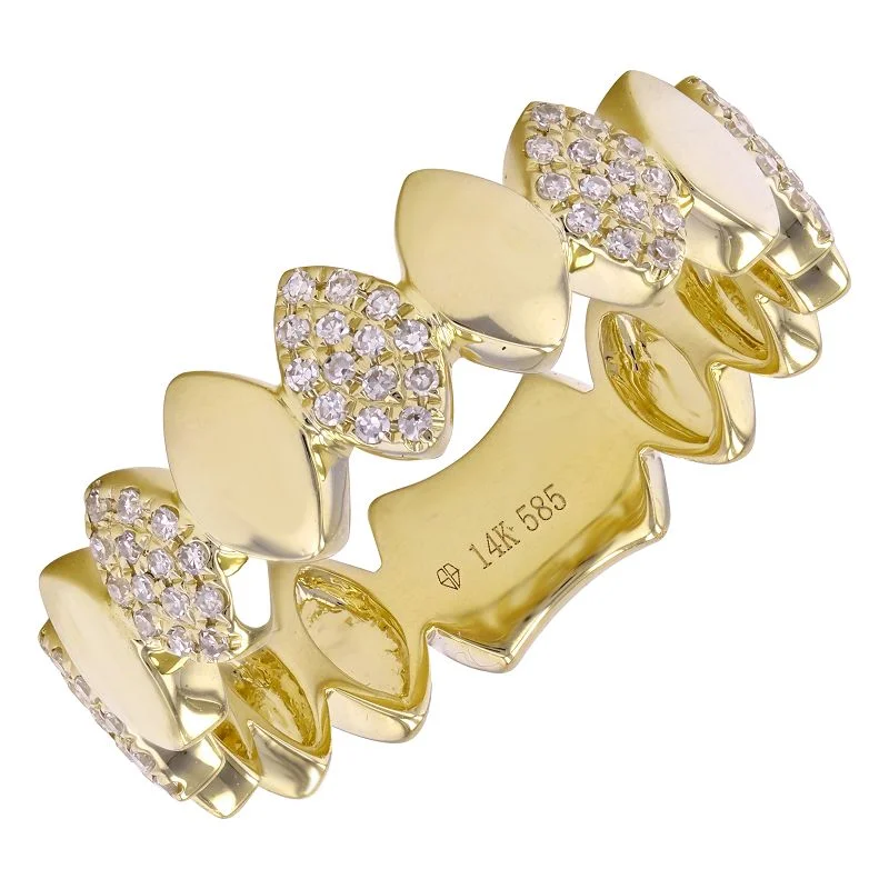 Waterproof Stainless Steel Jewelry For Lasting Beauty VIOLA OVAL SHAPE STACKING RING