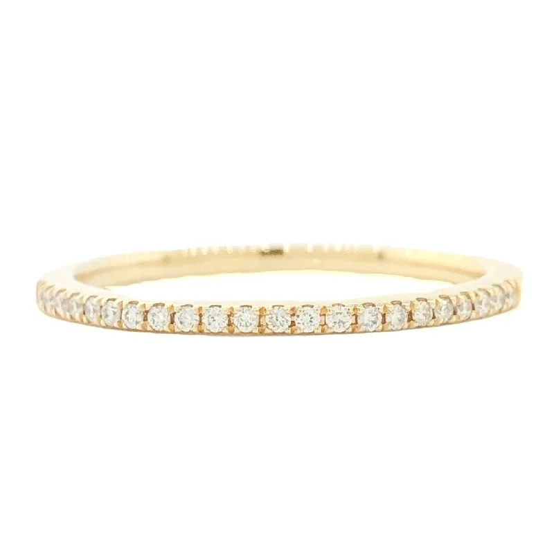 Luxury Jewelry Clearance – Shop Premium Styles Now 14K Y Gold 0.20cttw H/SI1-SI2 Diamond Band