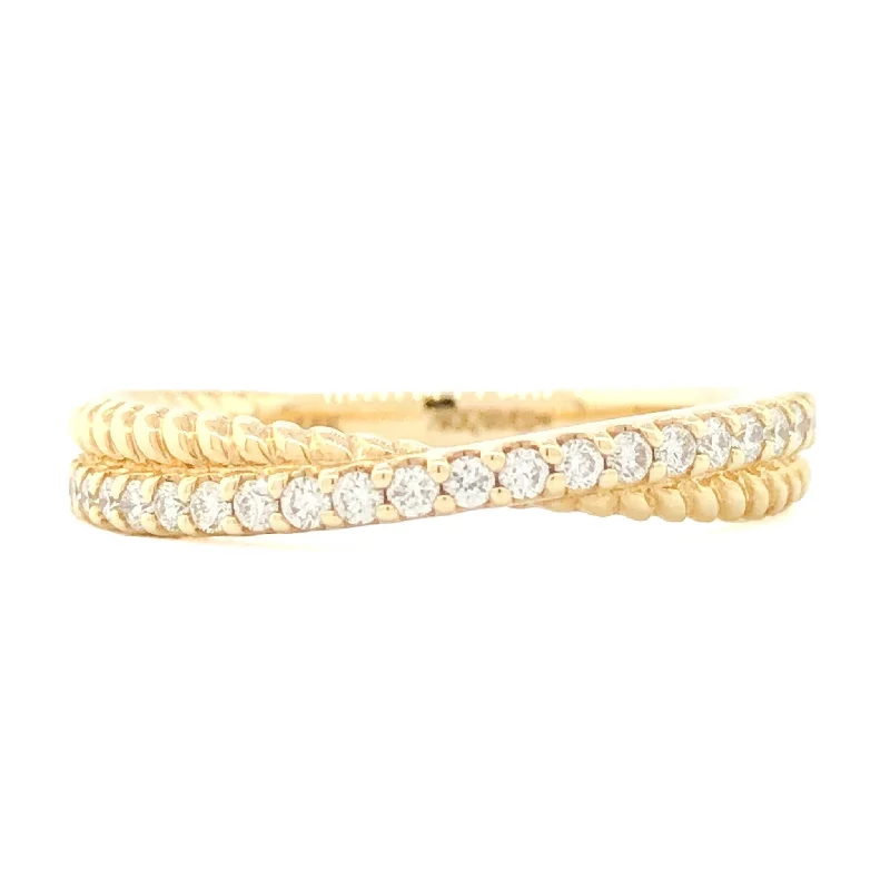 Breathtaking Jewelry, Breathtaking Prices 14K Y Gold 0.33cttw Diamond Band