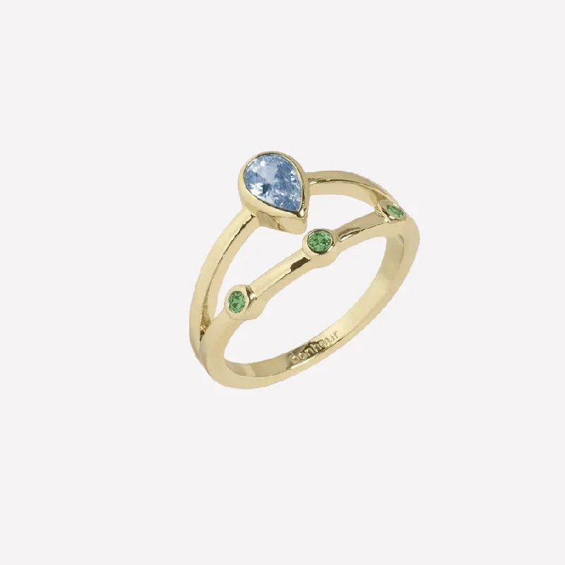 Affordable Glamour – Premium Jewelry For Less Aliane Multi-Color Stone Ring