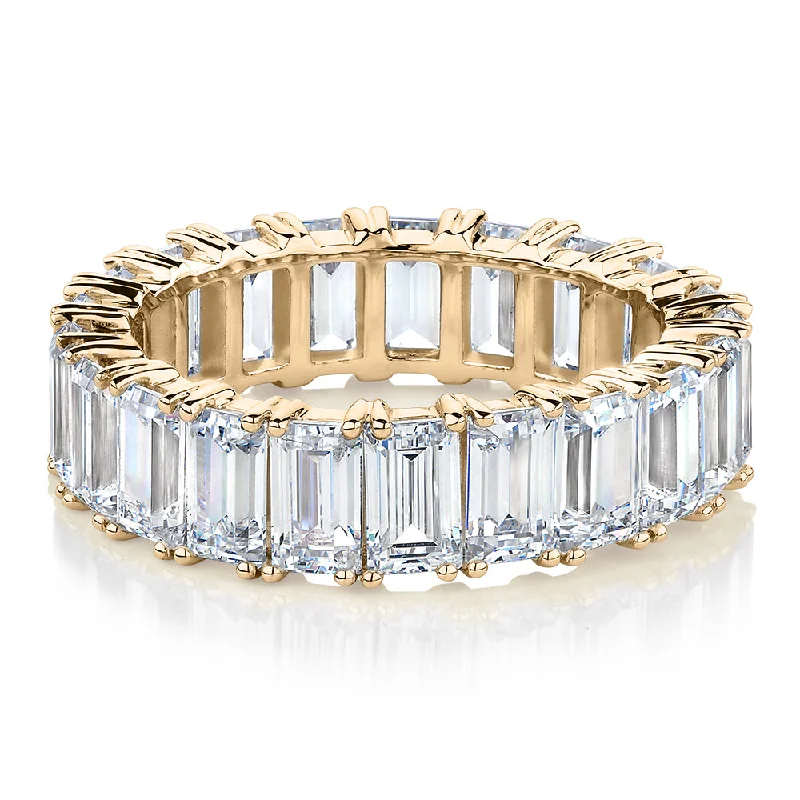 Discover Unique Jewelry With Special Limited-Time Offers All-rounder eternity band with 6.3 carats* of diamond simulants in 10 carat yellow gold