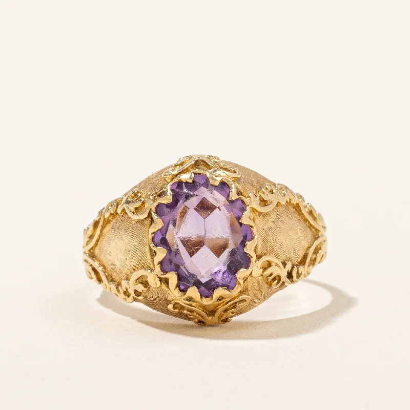 Limited-Stock Jewelry Sale – Once It's Gone, It's Gone Amethyst Cocktail Ring | 1.20ct | SZ 5.75 |