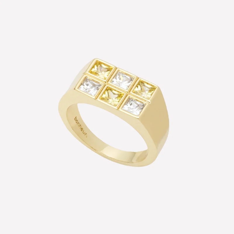 Shop Stylish Jewelry Now And Save Big Astor Rectangle Signet Ring