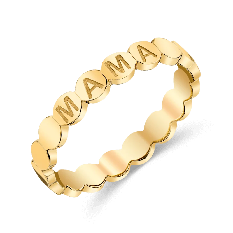 Bubble Engravable Eternity Band