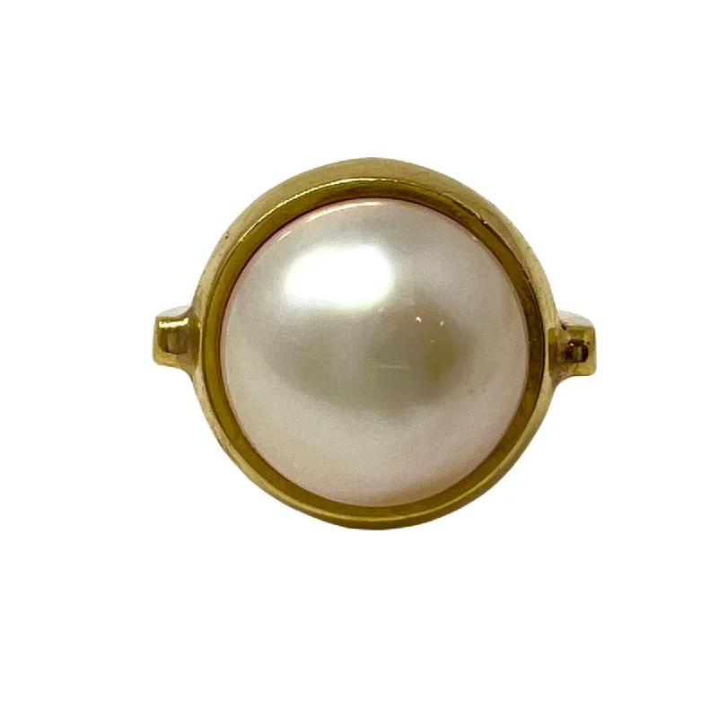 Once-A-Year Jewelry Deals – Shop Before They’Re Gone Cellino 18K Gold Ring with Mabe Pearl