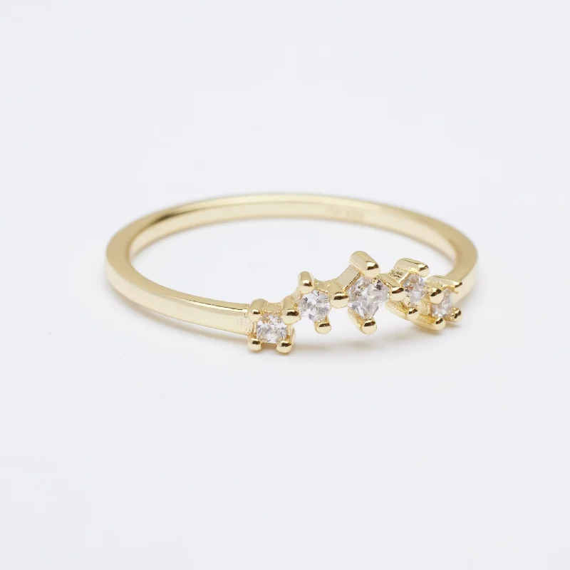 Grab Exquisite Jewelry At The Lowest Prices Cher Tiara Crown Gold Nested Ring
