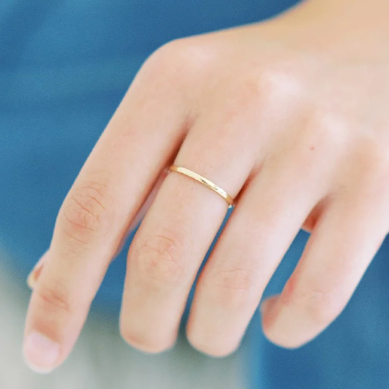 Exclusive Jewelry Bundles At Discounted Prices Classic Stacking Ring, 14k Gold