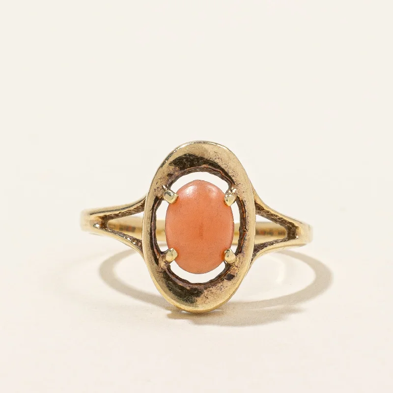 Luxury Jewelry Without The Luxury Price Tag Coral Cocktail Ring | 0.60ct | SZ 5.5 |