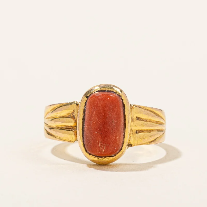 Affordable Glamour – Premium Jewelry For Less Coral Ring | 2.55ct | SZ 8.5 |
