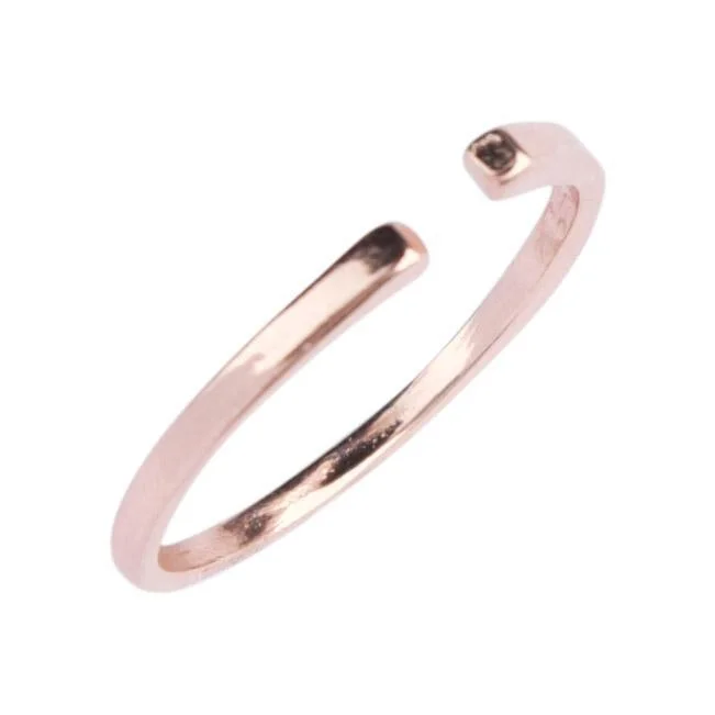 Final Call For Exquisite Jewelry At Reduced Rates Cuff Ring in Rose Gold