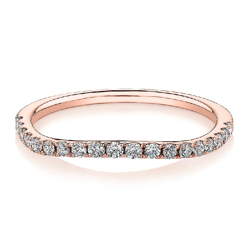 Exclusive Jewelry Sale – Limited-Time Discounts Curved wedding or eternity band in 10 carat rose gold Exclusive Jewelry Sale – Limited-Time Discounts Curved wedding or eternity band in 10 carat rose gold