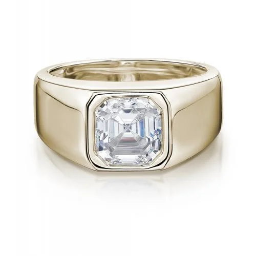Premium Jewelry Now Available At Special Discounts Dress ring with 4.12 carats* of diamond simulants in 10 carat yellow gold