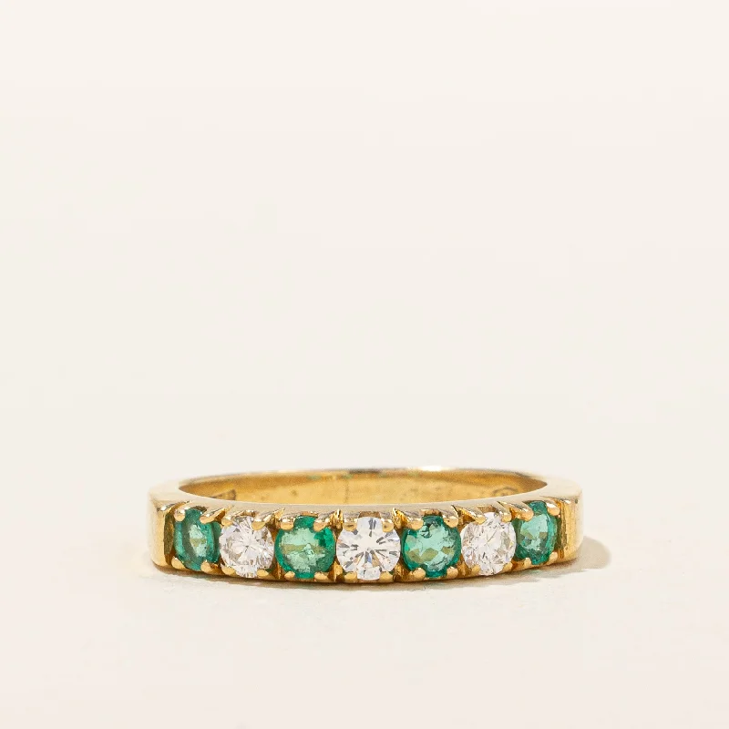 Bestselling Jewelry At Special Promotional Rates Emerald & Diamond Ring | 0.26ctw, 0.24ctw | SZ 5.75 |