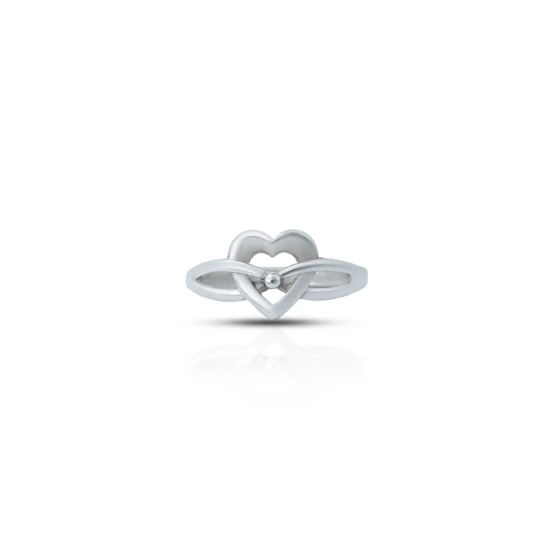Elevate Your Jewelry Collection With Limited-Time Savings Heart Shape Sterling Silver Ring Elevate Your Jewelry Collection With Limited-Time Savings Heart Shape Sterling Silver Ring