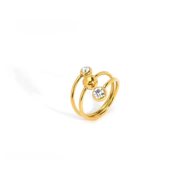 High-Quality Gemstone Jewelry For Special Occasions Just Lil Things Artificial Gold Rings JLTR0358 High-Quality Gemstone Jewelry For Special Occasions Just Lil Things Artificial Gold Rings JLTR0358