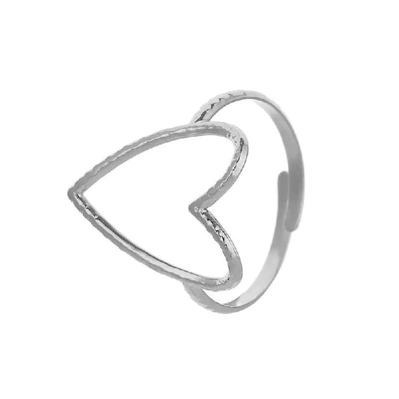 Shop Dazzling Jewelry At The Best Prices Just Lil Things Artificial Silver Rings JLTR0347