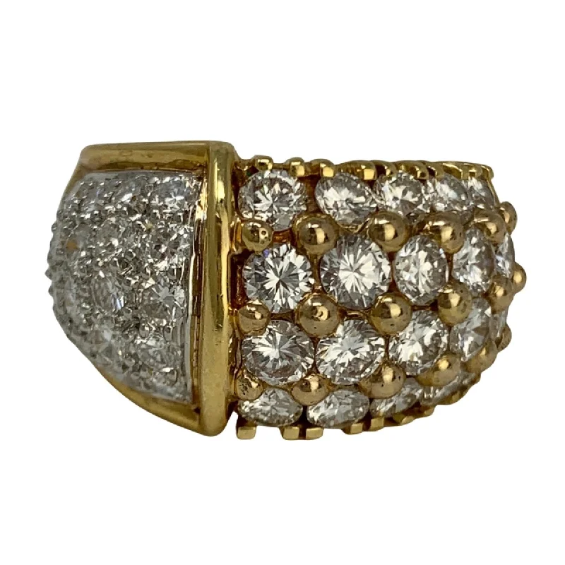 Timeless Jewelry Styles At Wallet-Friendly Prices Montreaux 18K Gold Ring with Diamonds