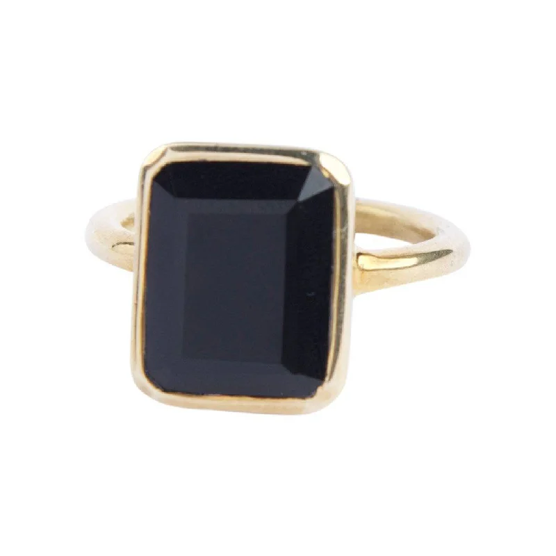 Shop Fine Jewelry With Exclusive Savings Rectangle Ring in Onyx