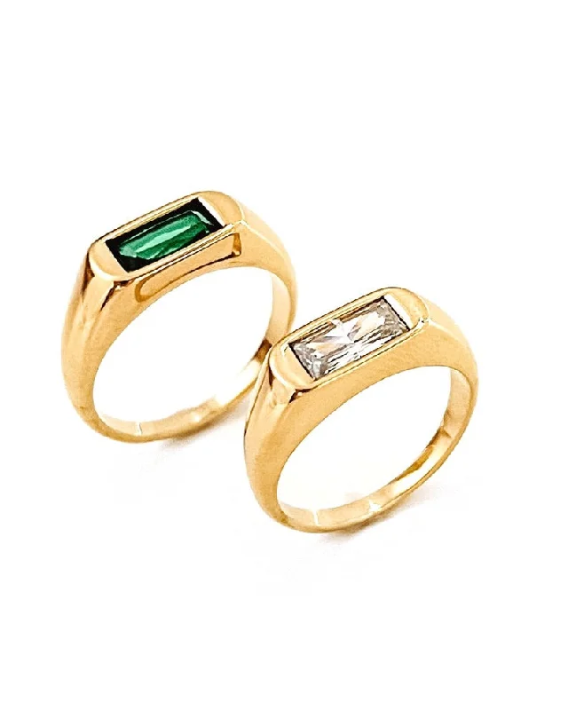 Elevate Your Outfit With Discounted Statement Jewelry Renfro Stone Ring || Choose Color