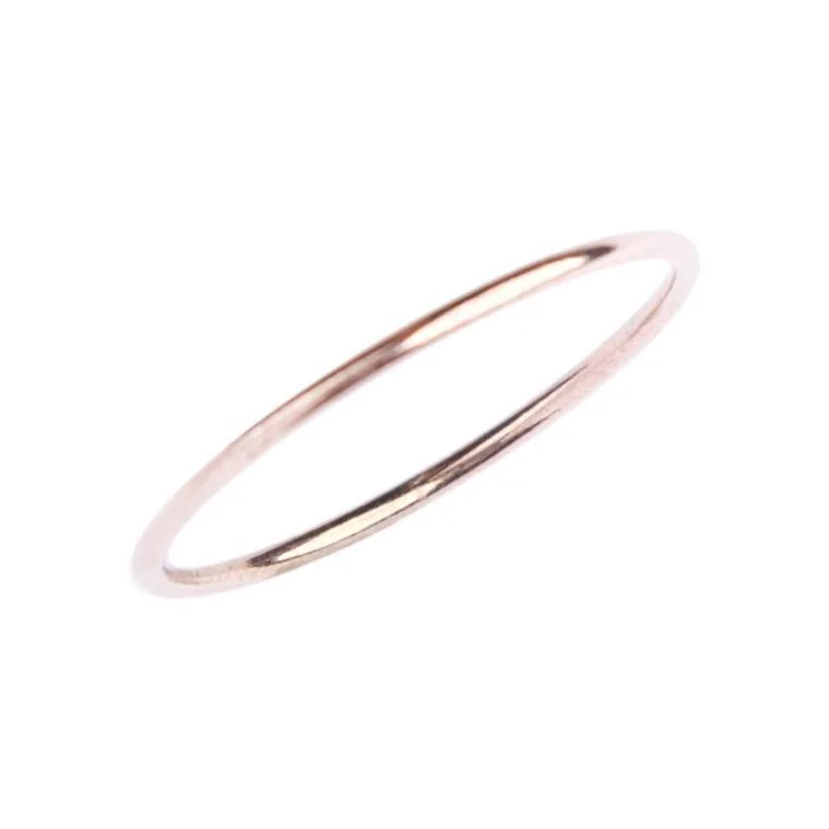 Trending Jewelry Now Available At Exclusive Prices Rose Gold Stacking Ring