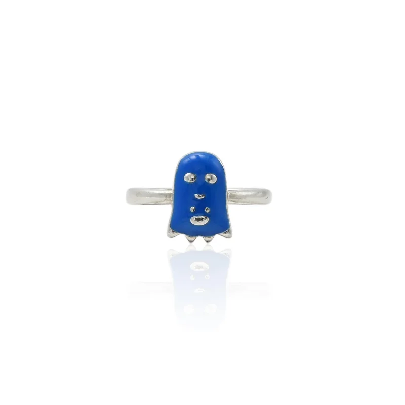 Exclusive Jewelry Sale – Limited-Time Discounts Silver Blue Teddy Baby Ring
