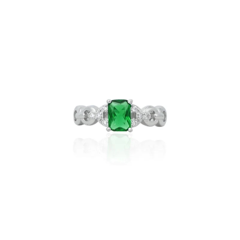 Don't Miss Out On Bestselling Jewelry At Special Prices Silver Green Gemstone Girls Ring