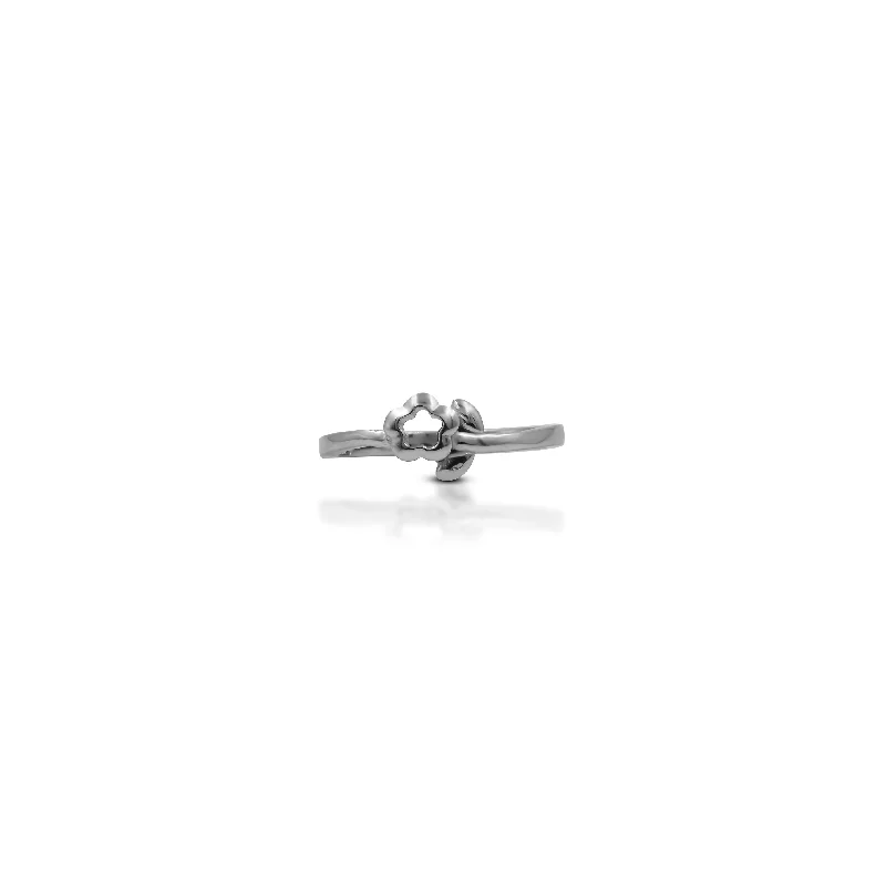 Get The Best Deals On Timeless Jewelry Pieces Silver Plant Design Ring for Girls