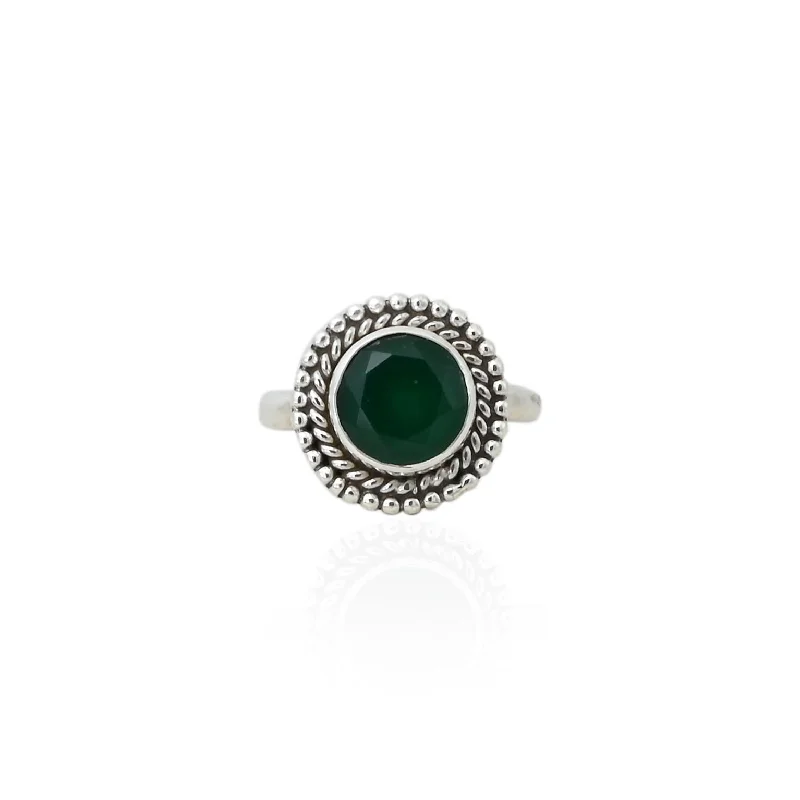 Exclusive Jewelry Sale – Limited-Time Discounts Silver Stunning Evergreen Stone Ring
