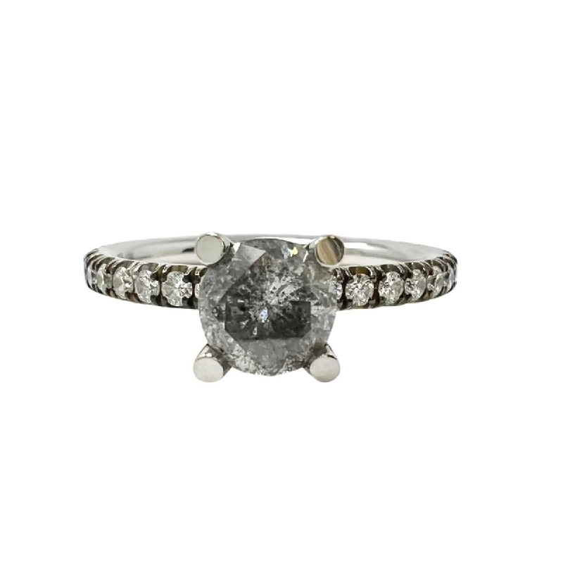 Personalized Jewelry At Special Discount Rates Spinelli Kilcollin 18K White Gold Solitaire Diamond Ring