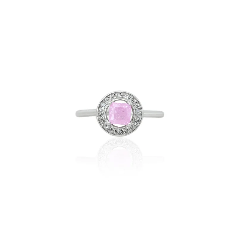 Your Dream Jewelry At Dream Prices – Shop Now Sterling Silver Solitaire Pink Gemstone Ring for Women