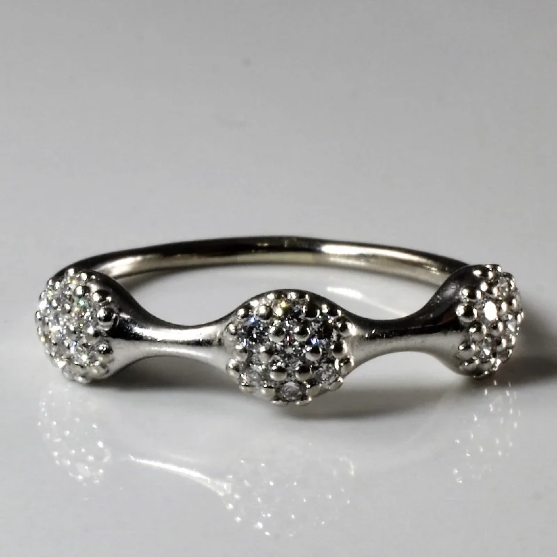 Luxury Jewelry Sale – Elegant Styles At Unbeatable Prices Pandora' Triple Love Pod Ring | 0.21ctw | SZ 7 |