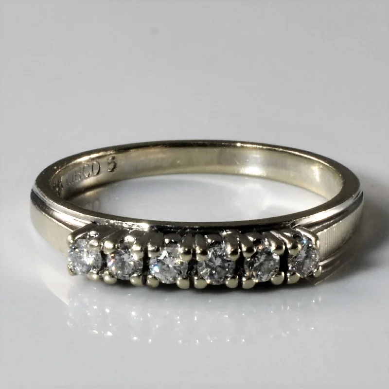 Exclusive Gemstone Jewelry At Special Prices Six Stone Diamond Ring | 0.18ctw | SZ 5.75 |