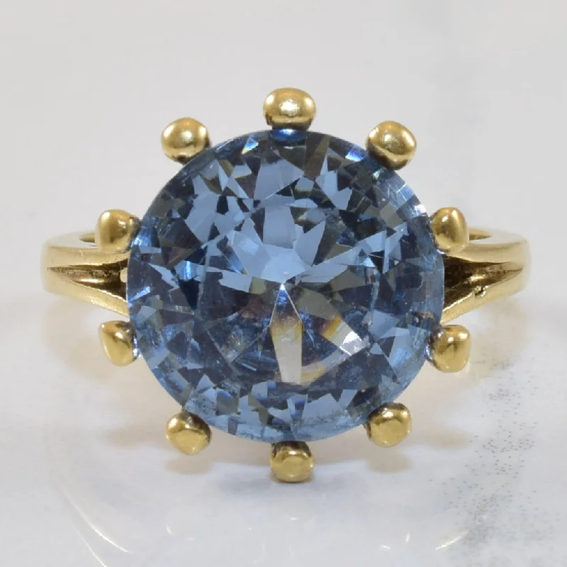 Timeless Elegance Now At Special Discounts Solitaire Synthetic Spinel Ring | 6.25ct | SZ 6.5 |
